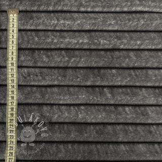 Umelá kožušina Shadow stripes grey