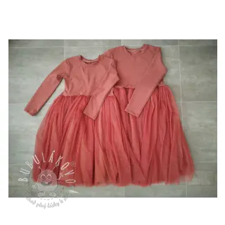 Tyl na TUTU ROYAL SPARKLE rust gold