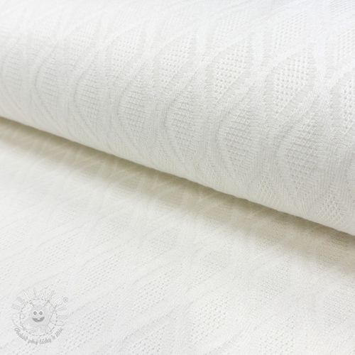 Pletenina jacquard Diamond off white