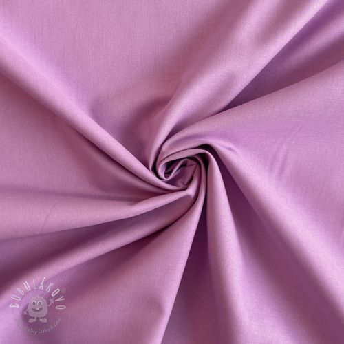 Bavlnený popelín rose lilac