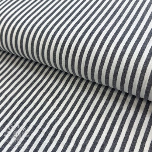 Dvojitá gázovina/mušelín YARN DYED Summer stripe navy