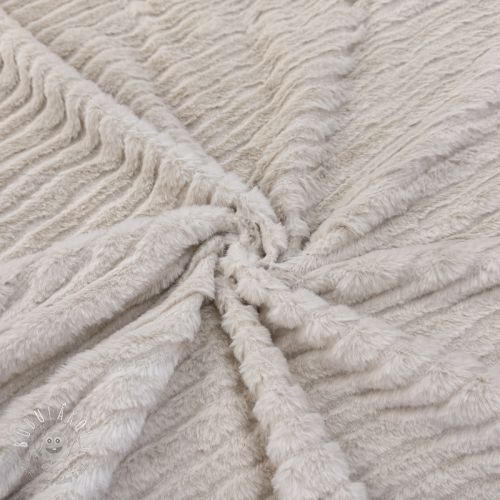 Umelá kožušina Stripes beige