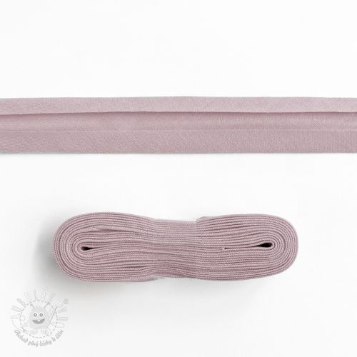 Lemovací prúžok bavlna - 3 m washed pink Lemovací prúžok bavlna - 3 m washed pink