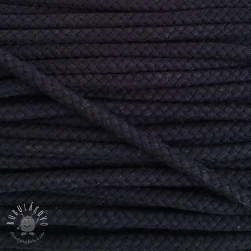 Bavlnená šnúra 8 mm dark blue