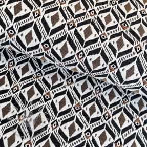 Dekoračná látka jacquard MOANA allover taupe