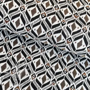 Dekoračná látka jacquard MOANA allover taupe