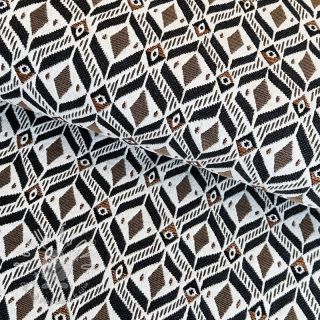 Dekoračná látka jacquard MOANA allover taupe