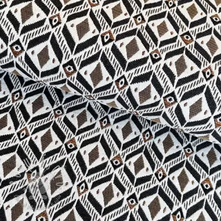 Dekoračná látka jacquard MOANA allover taupe
