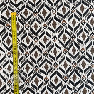 Dekoračná látka jacquard MOANA allover taupe