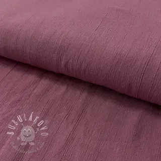 Viskóza s ľanom CRINCLE mulberry