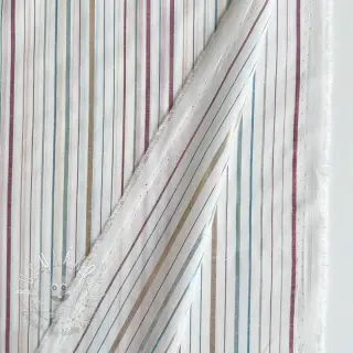 Bavlnená látka LUREX stripes white