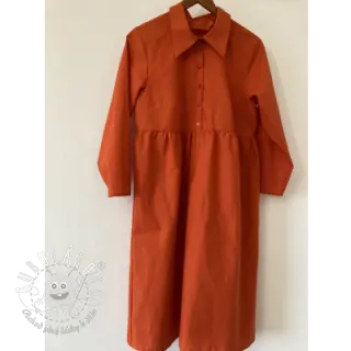 Bavlnený popelín orange