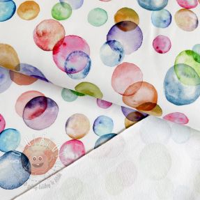 Teplákovina Bubbles design A digital print
