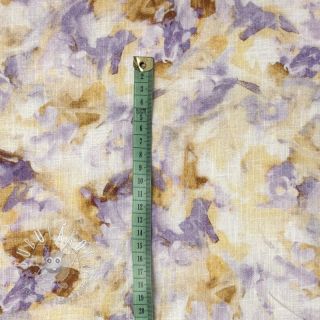 Ľan s bavlnou Abstract aquarel smudge digital print