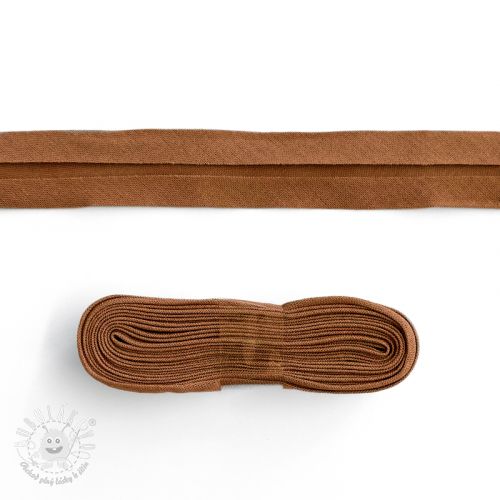 Lemovací prúžok bavlna - 3 m brick Lemovací prúžok bavlna - 3 m brick