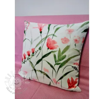 Dekoračná látka premium Floral Iris fresia
