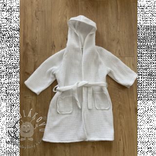 Bavlna s vaflovou väzbou white