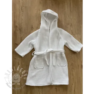 Bavlna s vaflovou väzbou white