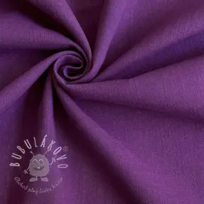 Bavlnená látka s ľanom purple