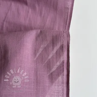 Bavlnená látka s ľanom old pink