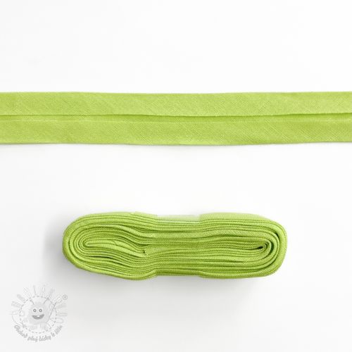 Lemovací prúžok bavlna - 3 m lime Lemovací prúžok bavlna - 3 m lime
