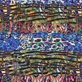 Viskóza Dimulti blue digital print