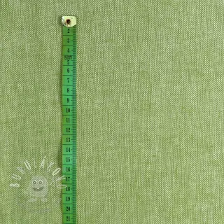 Ľan s bavlnou Fishbone lime
