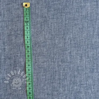Ľan s bavlnou Fishbone light jeans