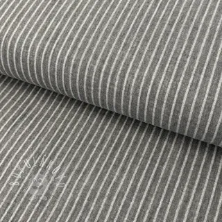 Dvojitá gázovina/mušelín YARN DYED Stripes grey