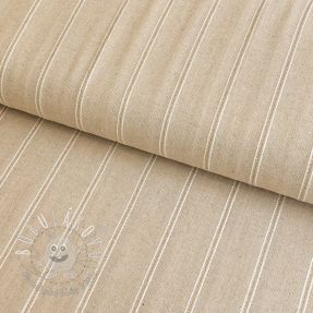 Viskóza s ľanom LUREX Stripes