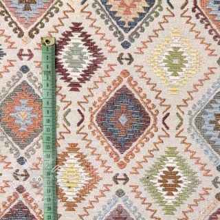 Dekoračná látka GOBELIN PREMIUM Indian Kelim Tapestry