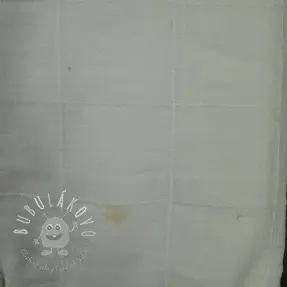 Bavlnená látka VOILE DOBBY off white II.trieda