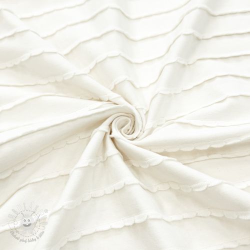Úplet RUFFLES white