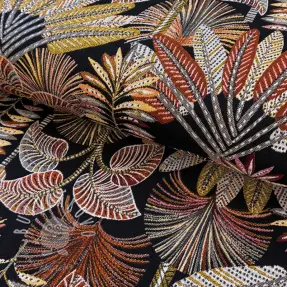 Dekoračná látka jacquard Mayorque noir