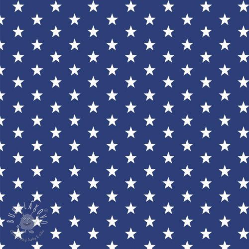 Bavlnená látka Petit stars cobalt