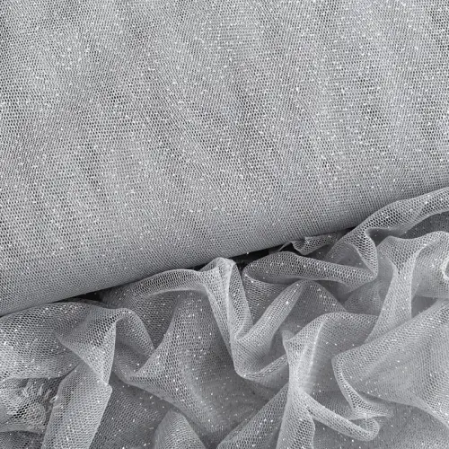 E-shop Tyl na TUTU ROYAL SPARKLE grey silver II.trieda