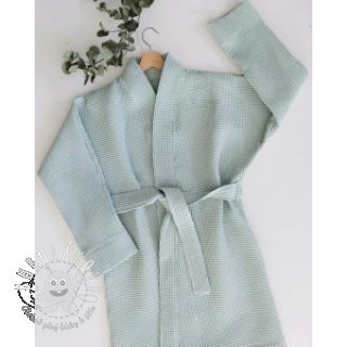 Bavlna s vaflovou väzbou dark green