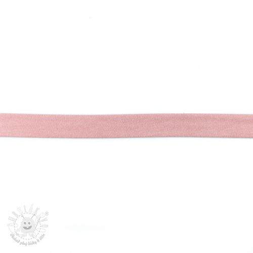 Lemovací prúžok úpletový old pink Lemovací prúžok úpletový old pink