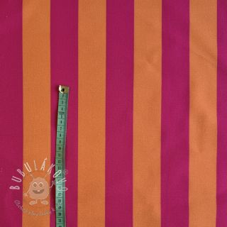 Dekoračná látka premium Joyful Basic Stripe pink digital print