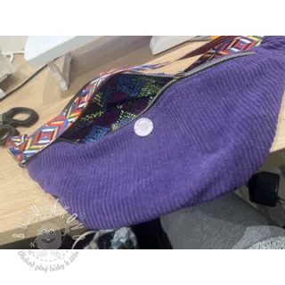 Menčester 6W WASHED STRETCH purple
