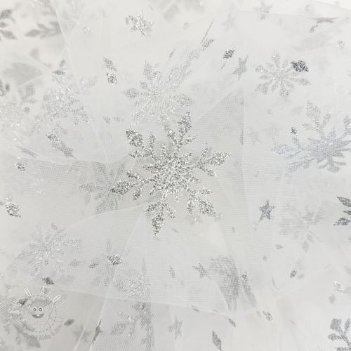 Tyl na TUTU Crystal offwhite