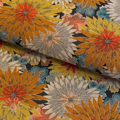 Dekoračná látka jacquard Matcha allover peanut