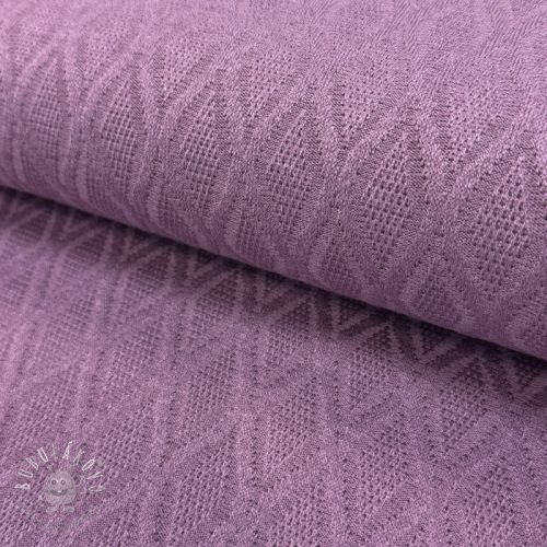Pletenina jacquard Diamond lavender