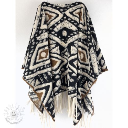 Poncho PRATO boiled wool design E