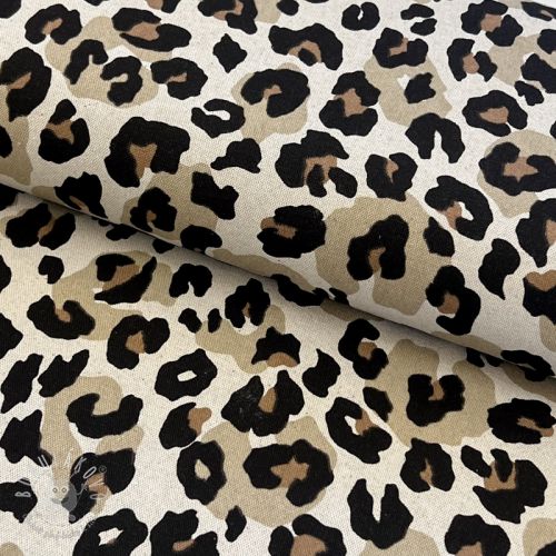 Dekoračná látka Linenlook Animal skin natural