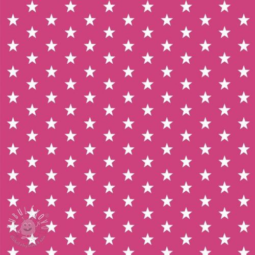Bavlnená látka Petit stars pink