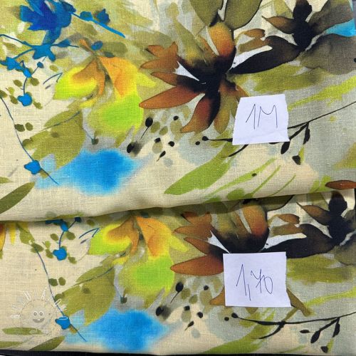 Balík látok viskóza s ľanom 155