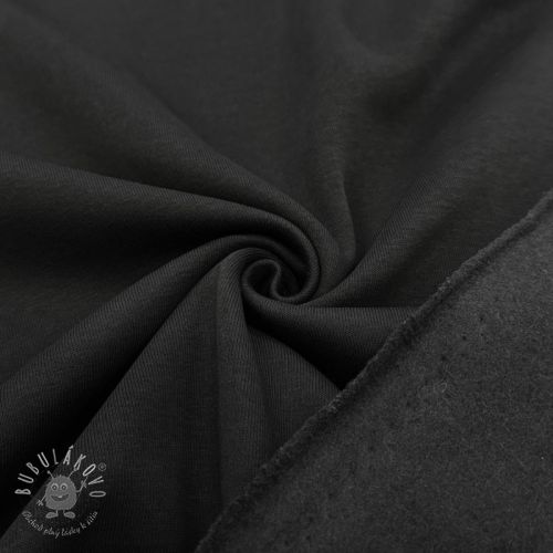 Teplákovina počesaná black