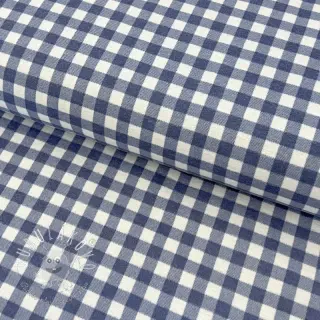 Bavlnená látka FLANNEL Check blue