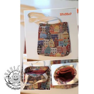 Dekoračná látka GOBELIN PREMIUM City canal house